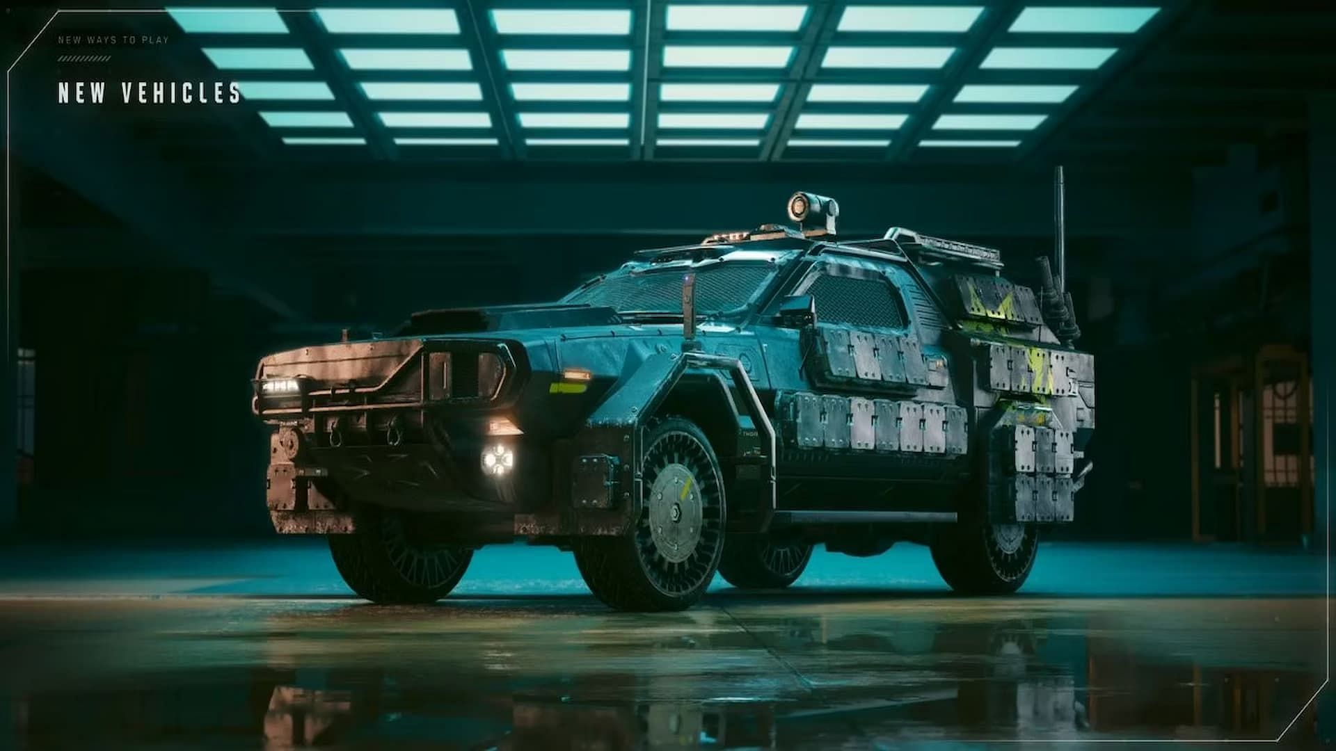 The Armored Military SUV is suitable for those seeking durability and style (Image via CD Projekt Red)