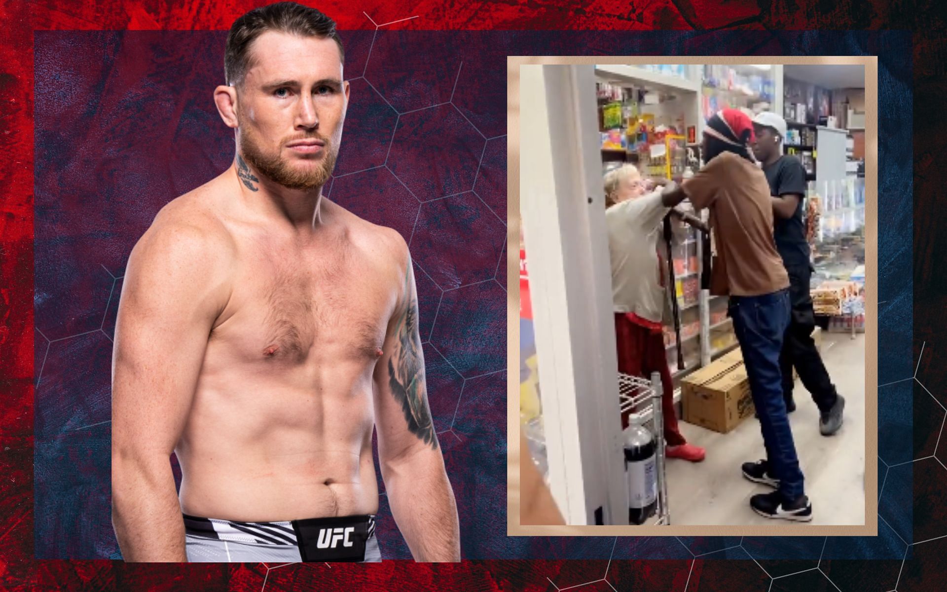 Darren Till reacts to a video of an old woman getting attacked by an individual