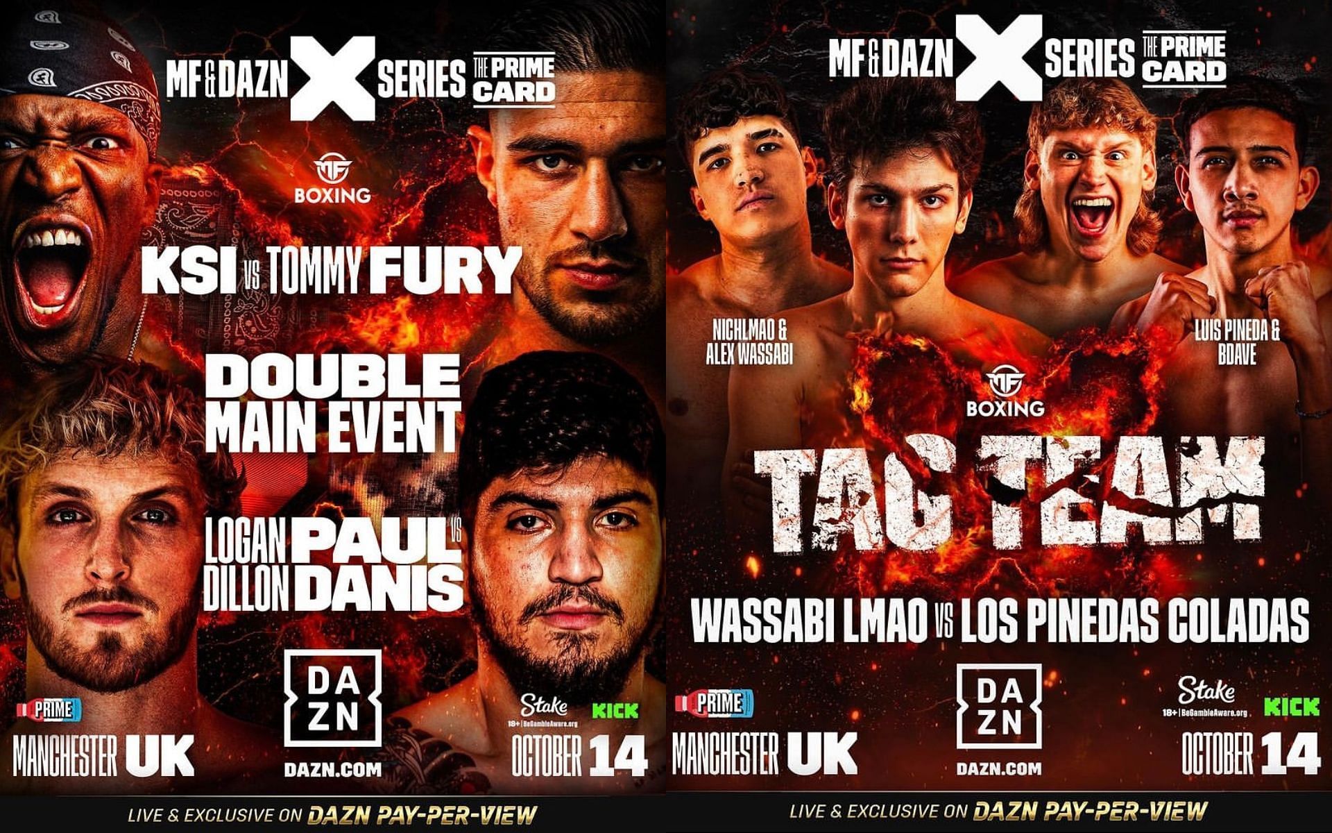 The Prime Card Update Exciting Tag Team Fight Set To Feature On KSI Vs Tommy Fury Undercard On