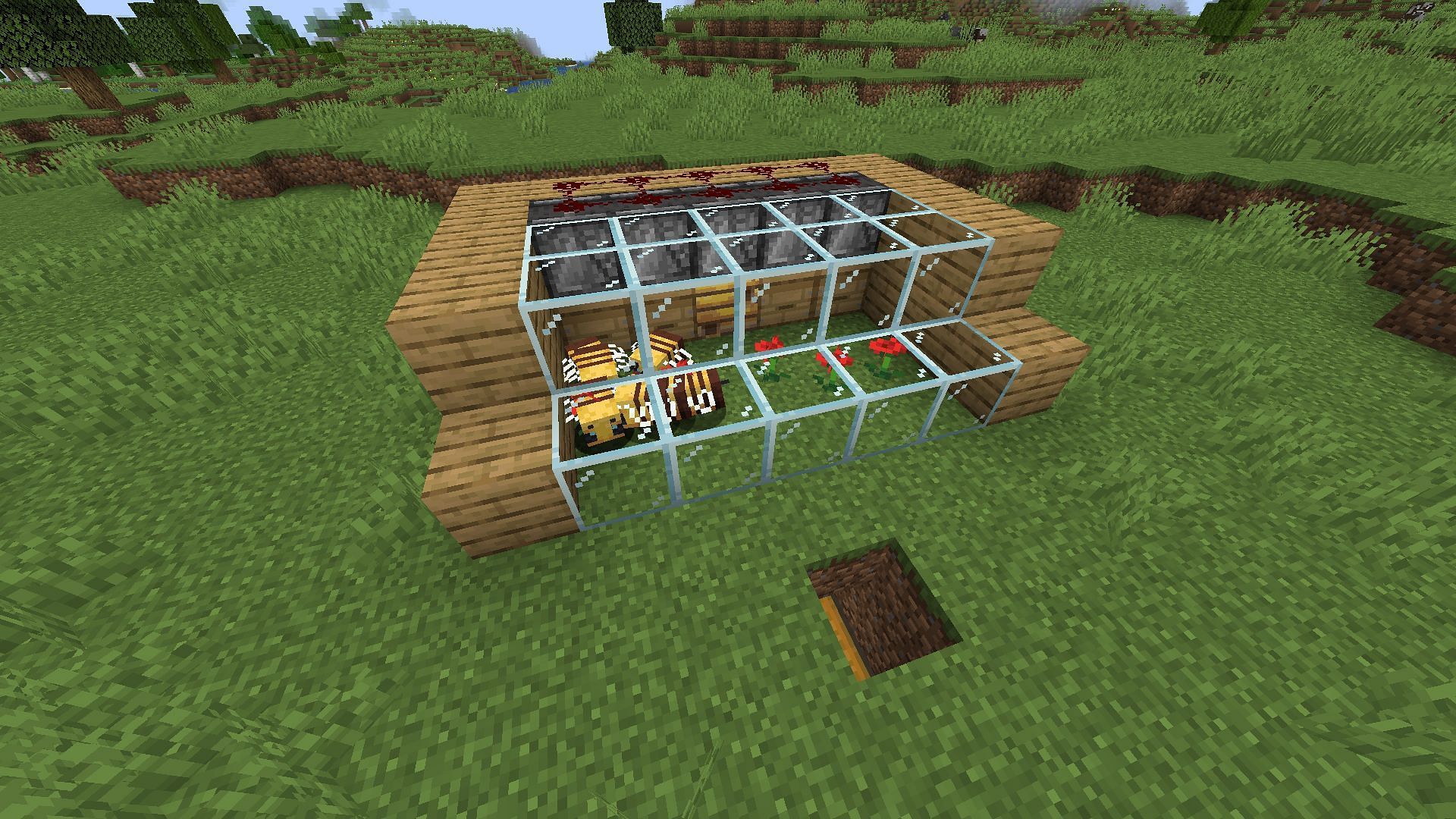 Minecraft bee farm build guide