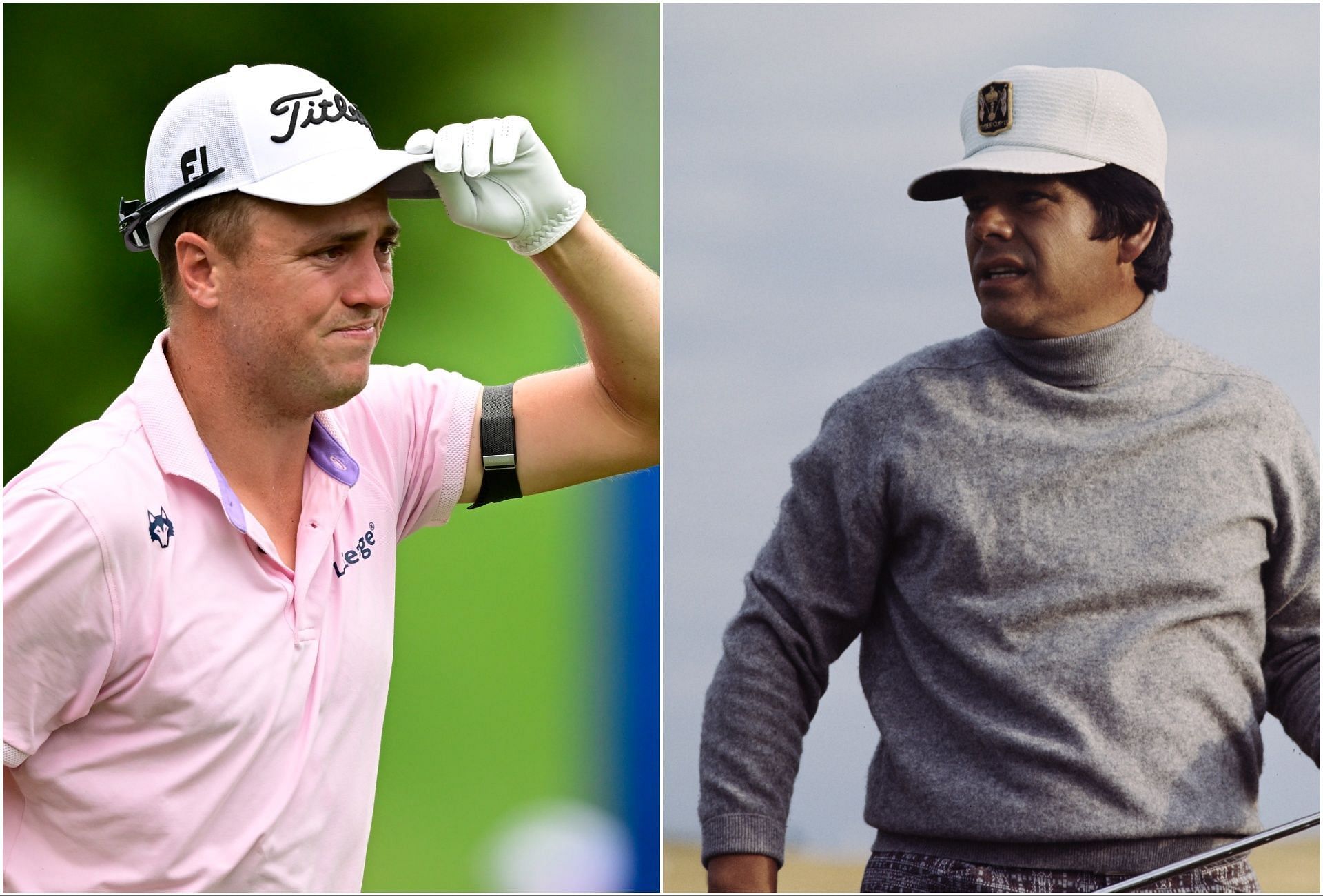 Justin Thomas and Lee Trevino (via Getty Images)