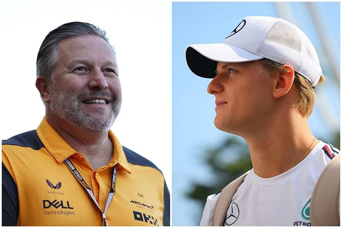 F1 pundit shares rare Mick Schumacher praise from McLaren boss Zak Brown