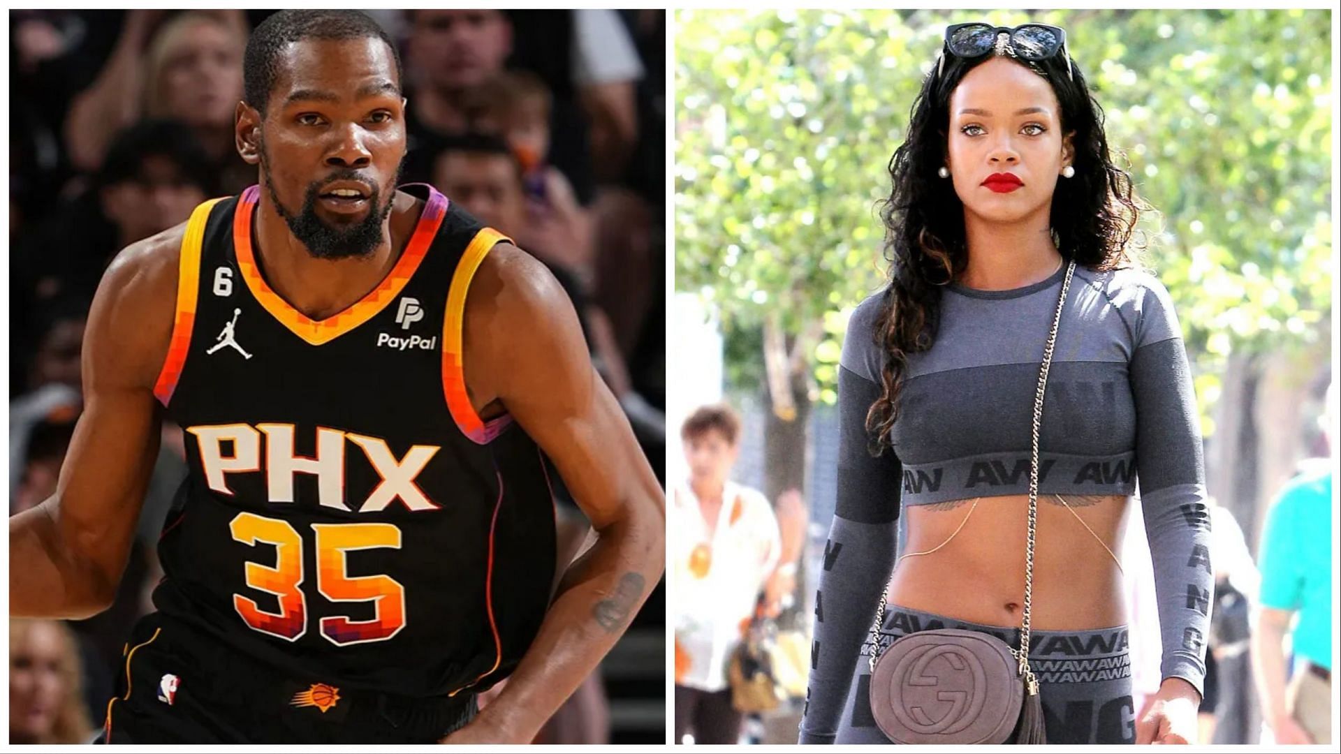 Addressing the question about Kevin Durant and Rihanna