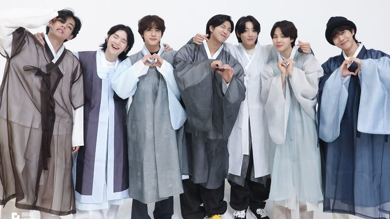 BTS for Chuseok 2022 (Image via X/@btspicstwt_)