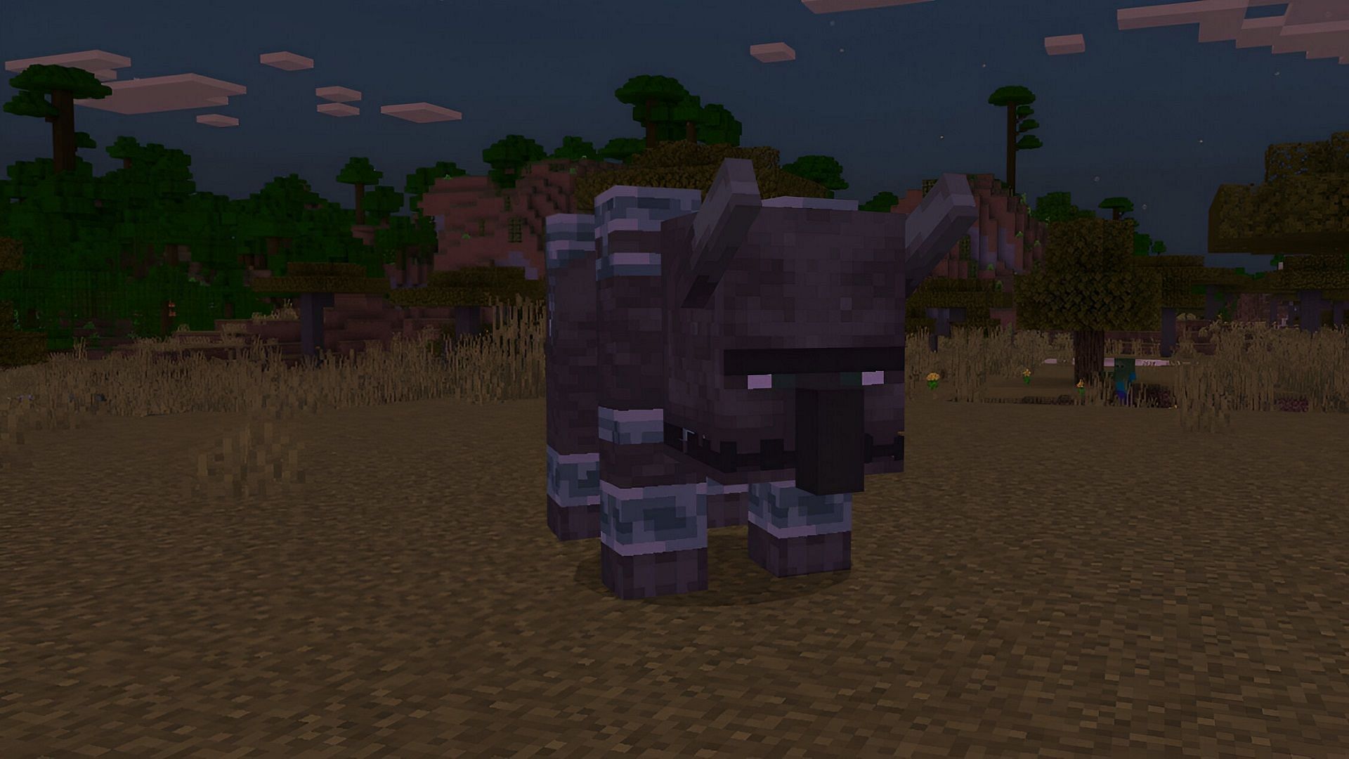 Ravagers are quite large in Minecraft and are also fairly tall as well (Image via Mojang)