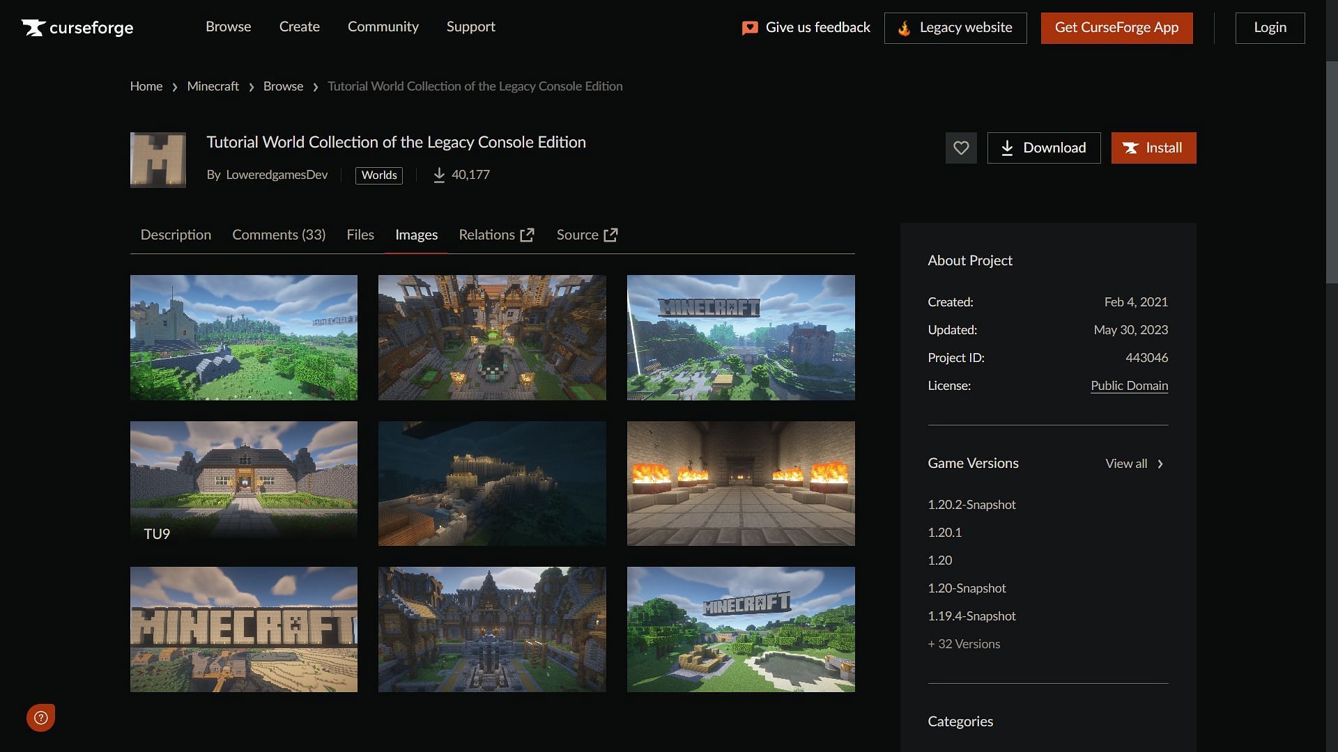 There are world downloads available with all the tutorial worlds from every Minecraft Legacy Console Edition update (Image via Sportskeeda)