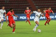 Ayush had a tough game today (Image courtesy: ISL Media)
