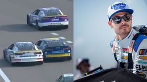 “I’m glad neither of us got tore up there”: Kyle Larson reflects on the Chase Elliott incident post-race in Kansas