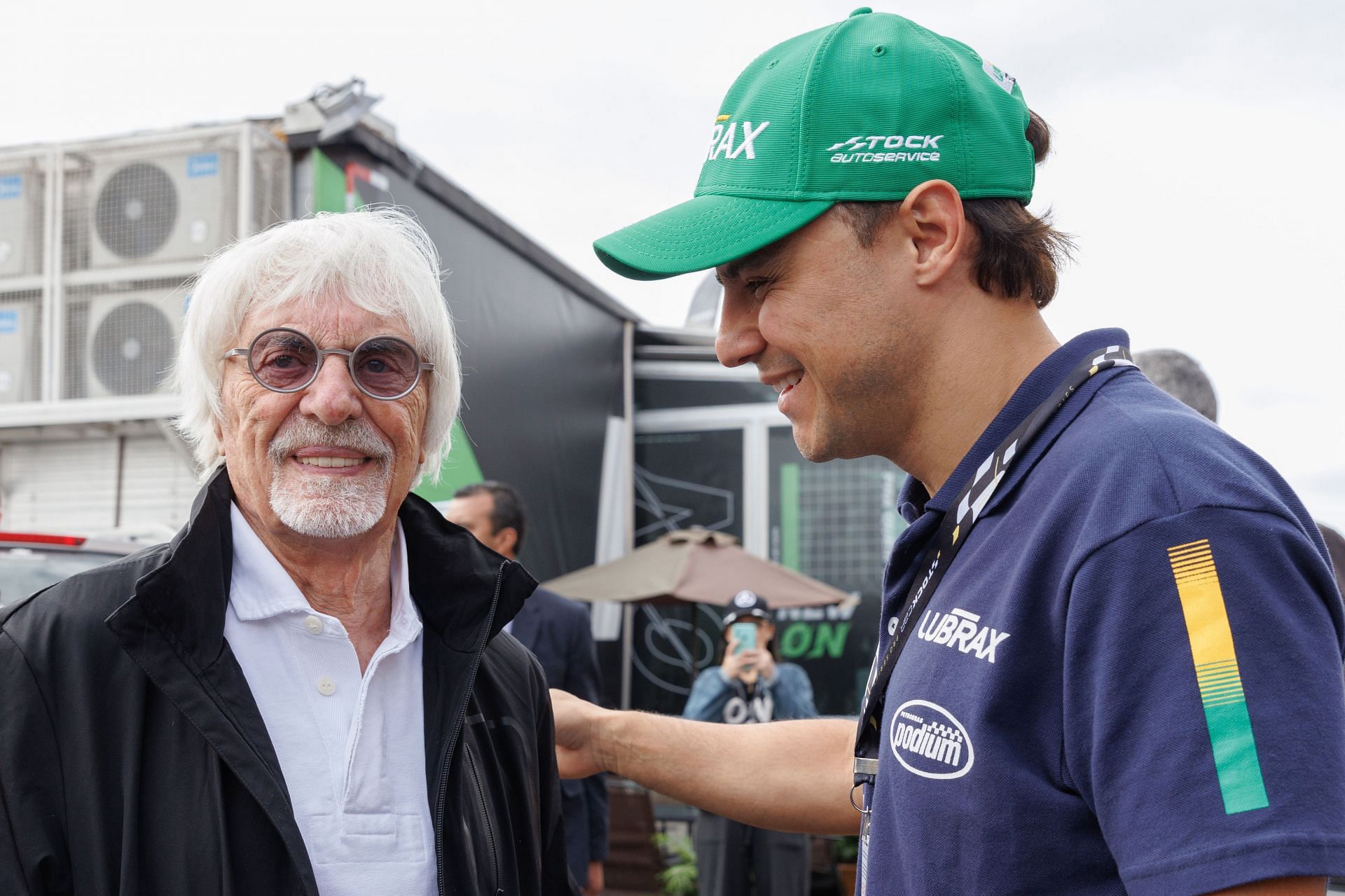 Bernie Ecclestone At Brazilian Stock Car Pro Series