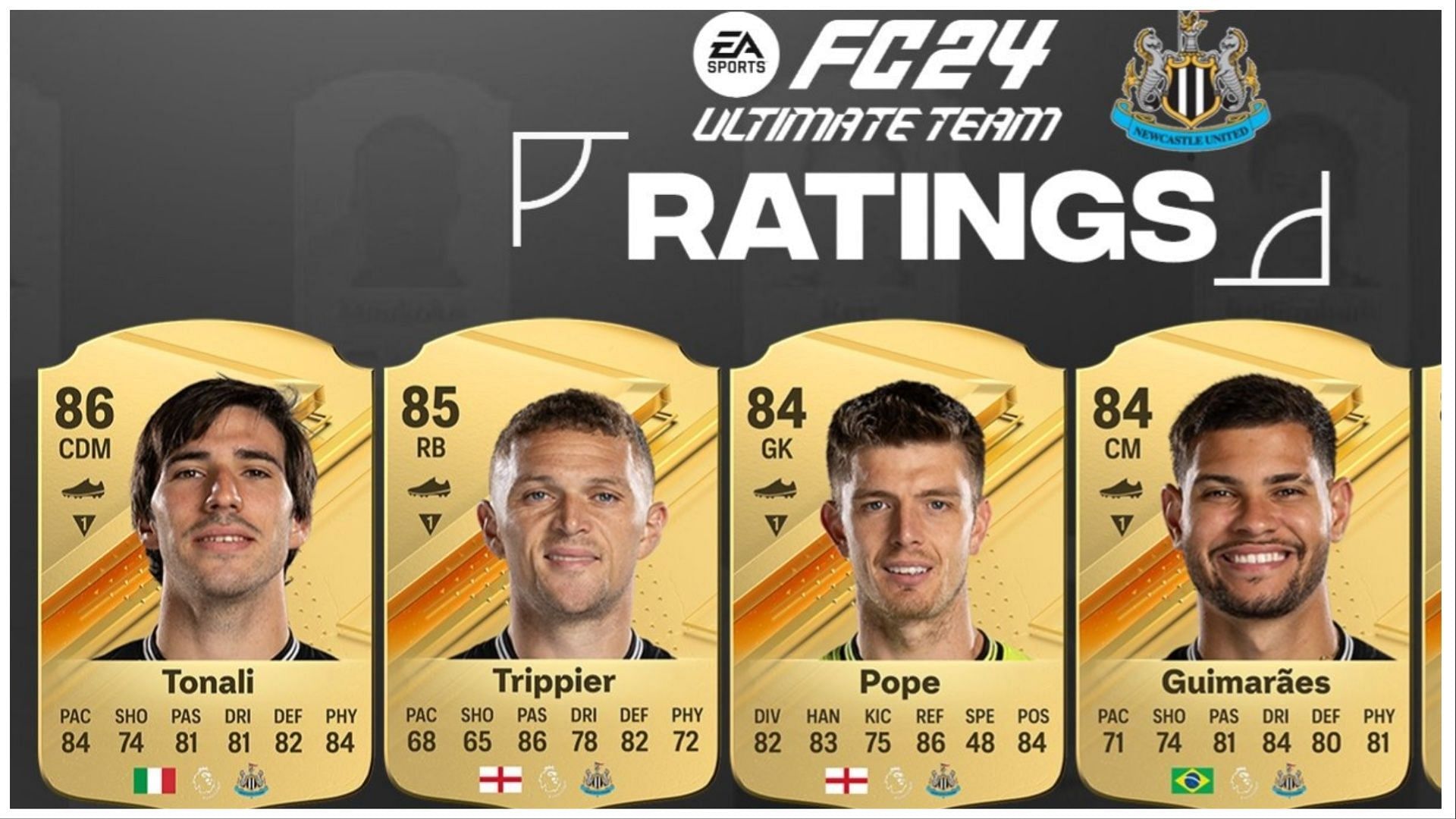 Newcastle United EA FC 24 player ratings revealed with huge squad upgrades  - Chronicle Live
