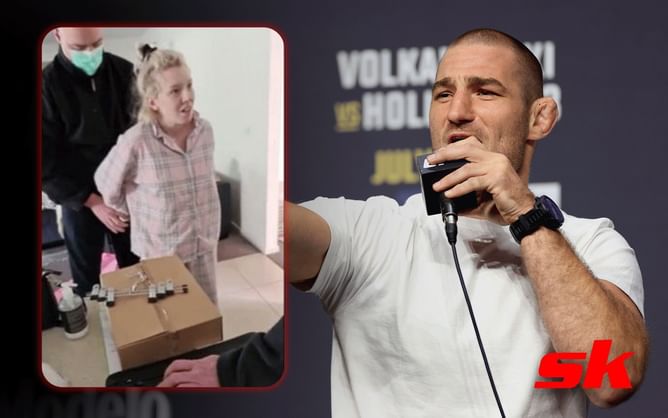 "Shame on you guys"- Sean Strickland highlights Aussie woman's arrest over lockdown protest post, questions the country's free speech rights