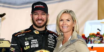 Crowd gives standing ovation to Martin Truex Jr.’s ex-girlfriend Sherry Pollex during his annual cancer charity event