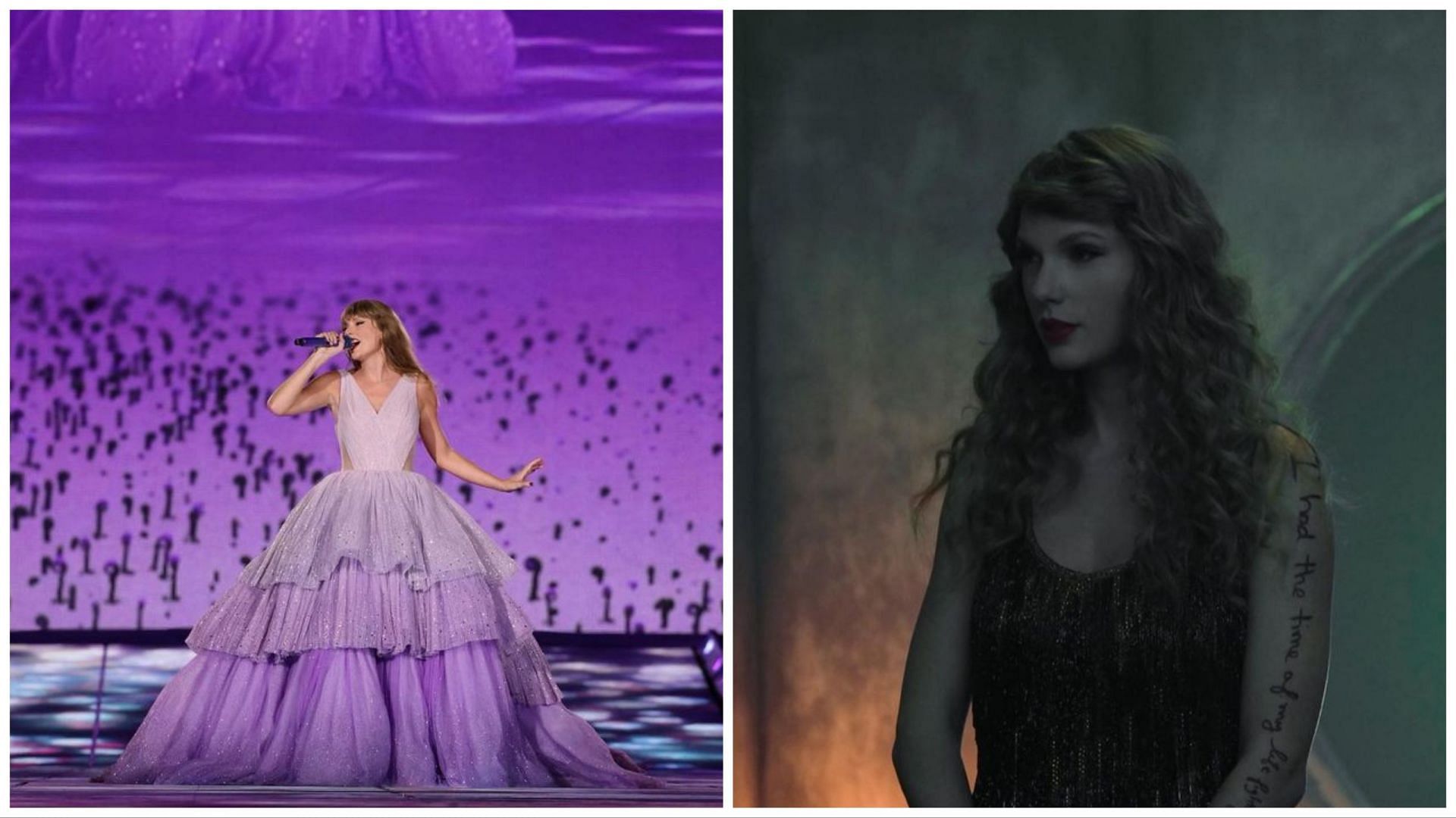 Taylor Swift at her Eras tour (Images via official Instagram @taylorswift)