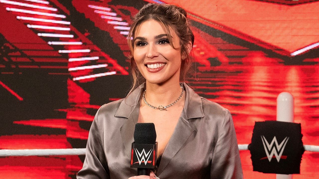 Cathy Kelley is a backstage correspondent in WWE