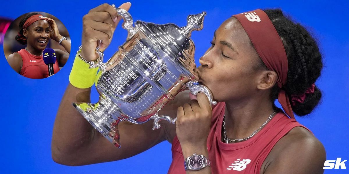 Coco Gauff wins the 2023 US Open.