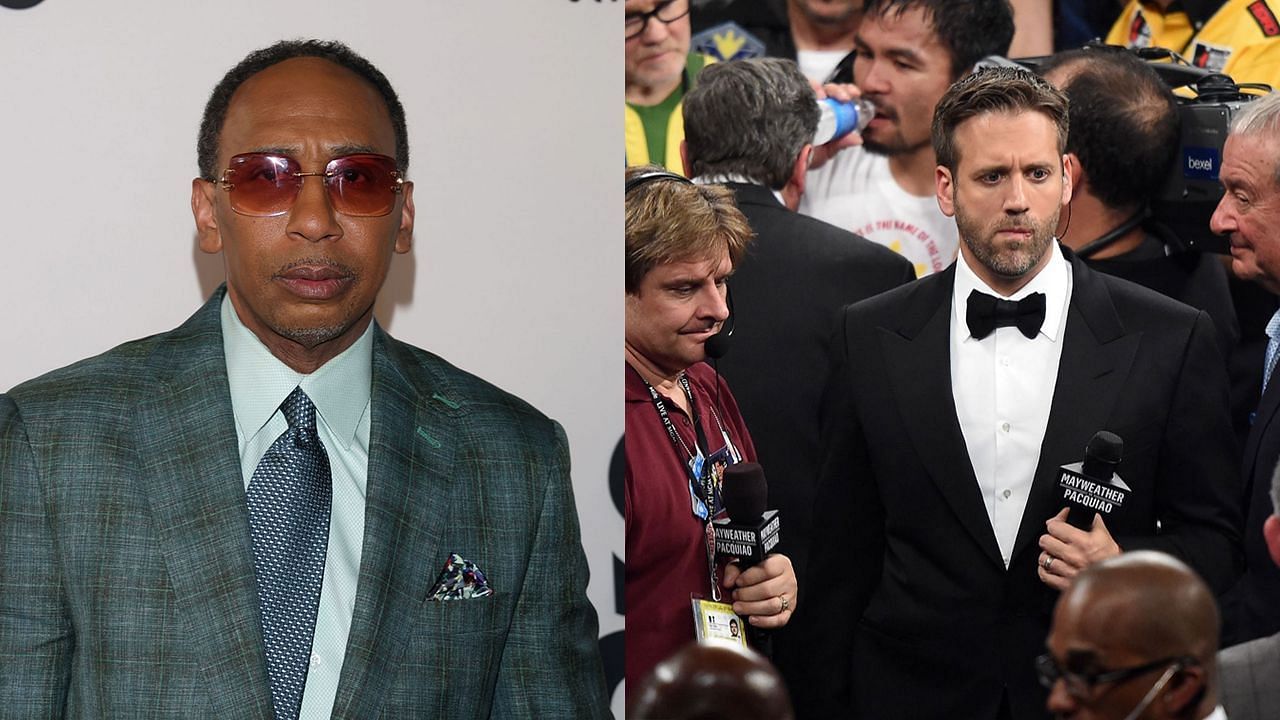 Looking at Stephen A. Smith (L) recent comments about Max Kellerman (R)