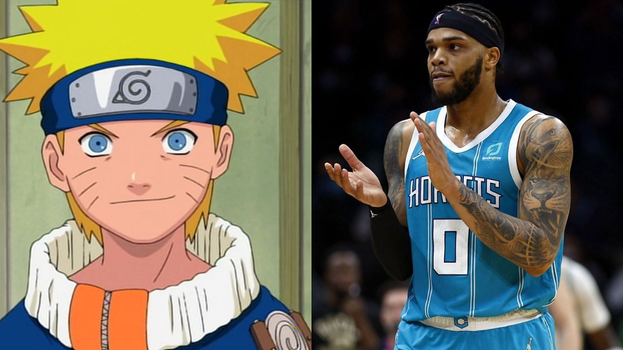 Embattled Charlotte Hornets star Miles Bridges reacts after watching Naruto