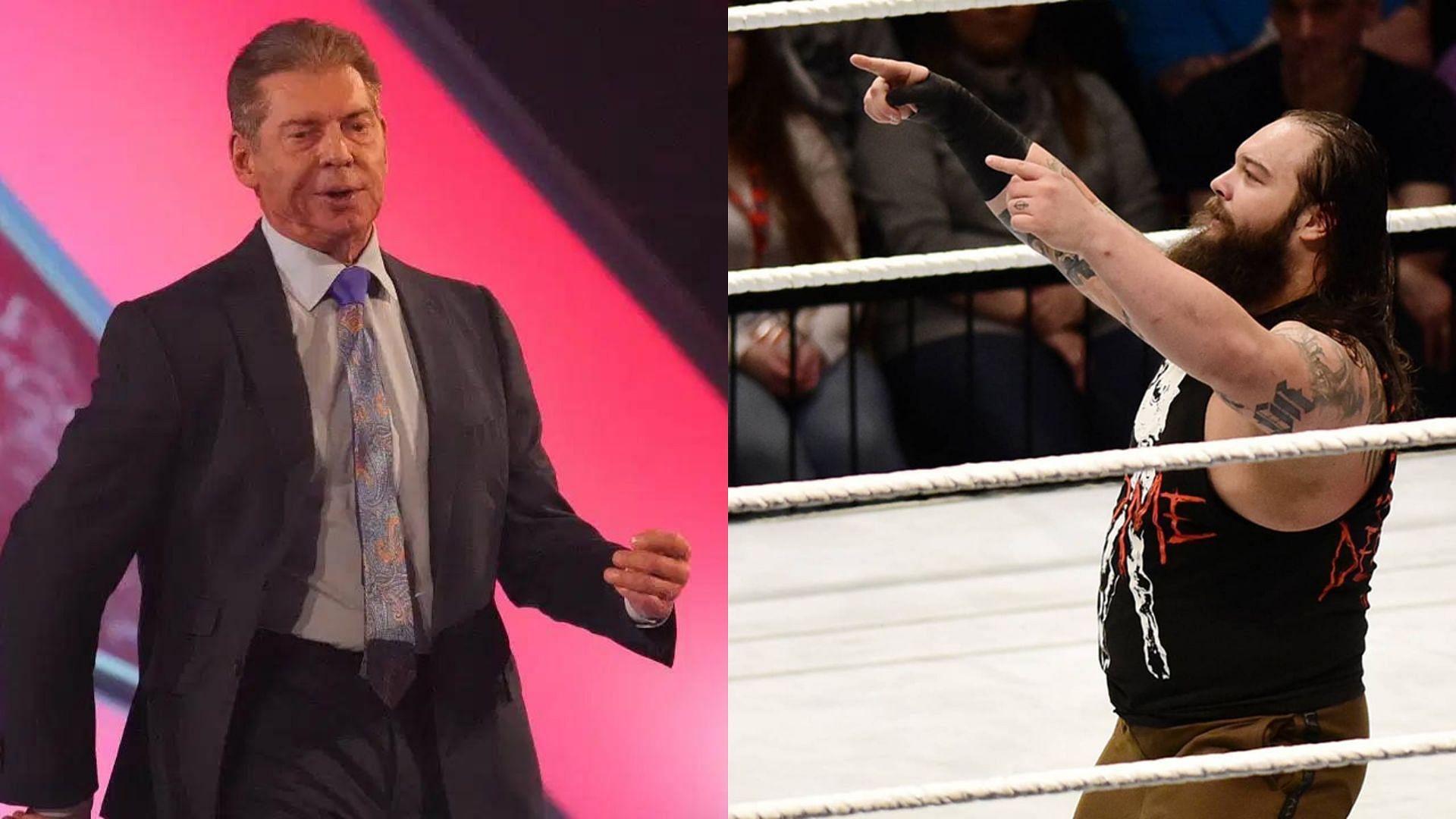 Vince McMahon (left) Bray Wyatt (right) previously worked with each other in WWE