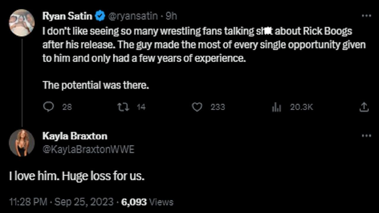 Kayla Braxton responds to Ryan Satin