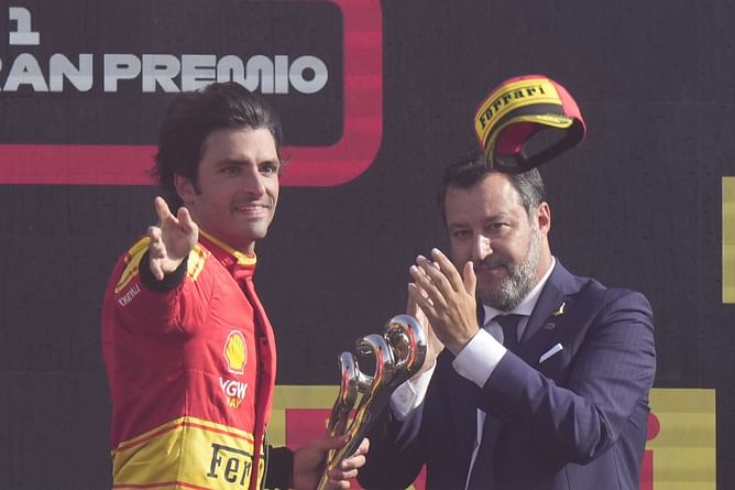 Who won the F1 Driver of the day in the 2023 Italian Grand Prix?