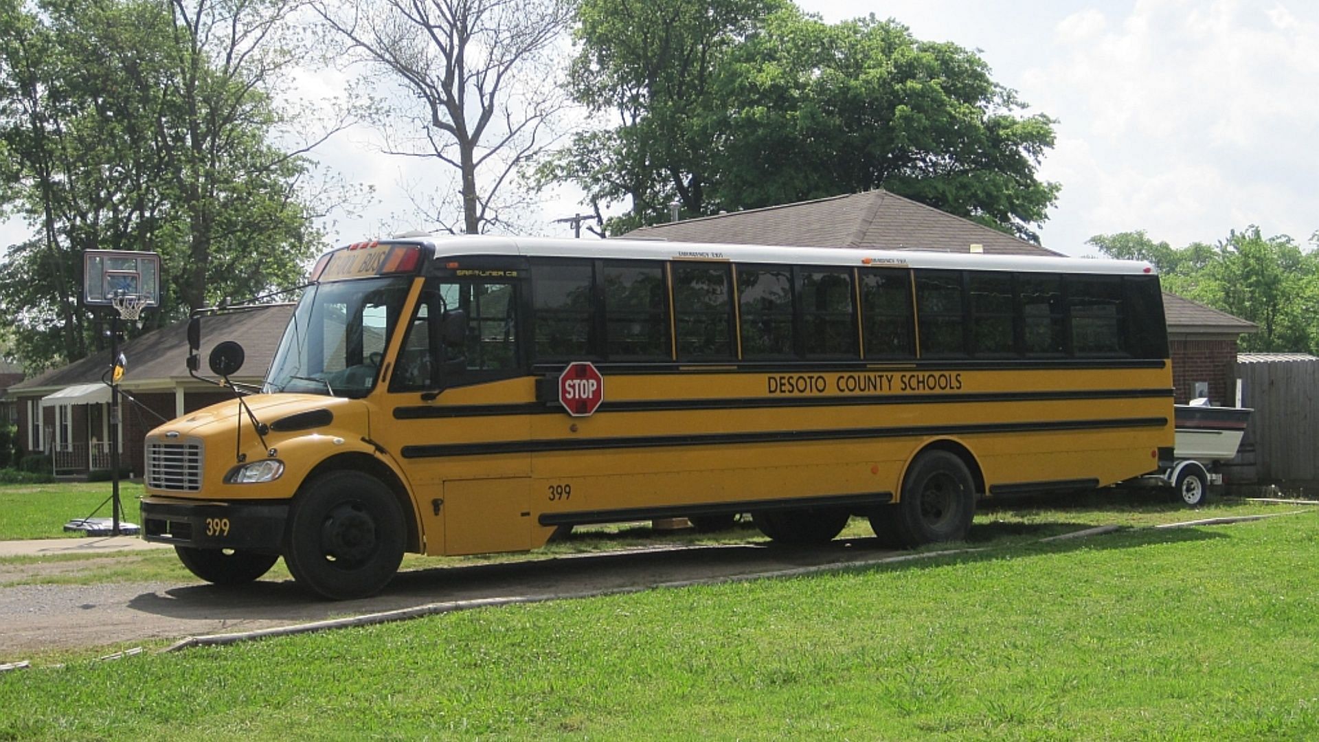 A school bus driver from DeSoto County detained children recently. (Image via Facebook/DeSoto County School District)