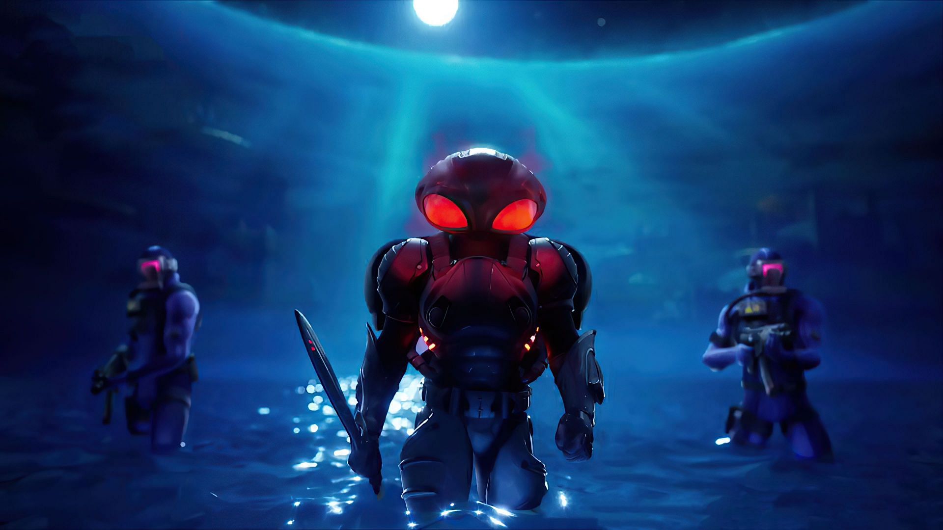 In the 2003 series, Black Manta was an autistic orphan who was placed in Arkham Asylum. (Image via DC)