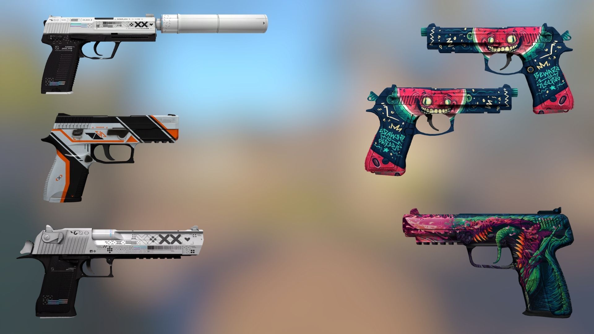 Pistol loadout in CS2 (Image via Valve)