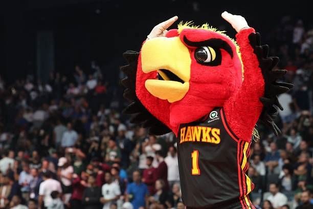 Atlanta Hawks&#039; mascot, Harry the Hawk