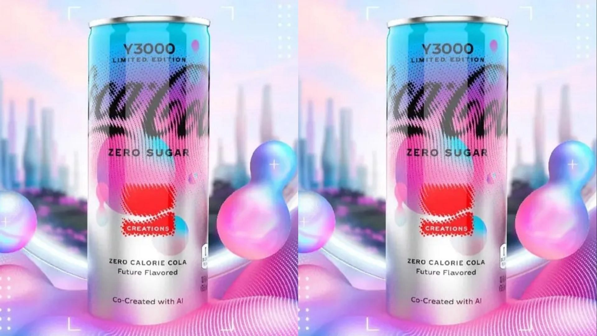 The Y3000 Zero Sugar is available in select markets for a limited time only (Image via Coca-Cola)