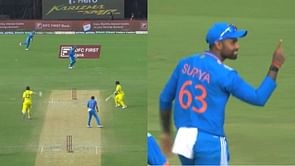 [Watch] Brilliant presence of mind by Suryakumar Yadav finds Cameron Green short of his crease during IND vs AUS 1st ODI