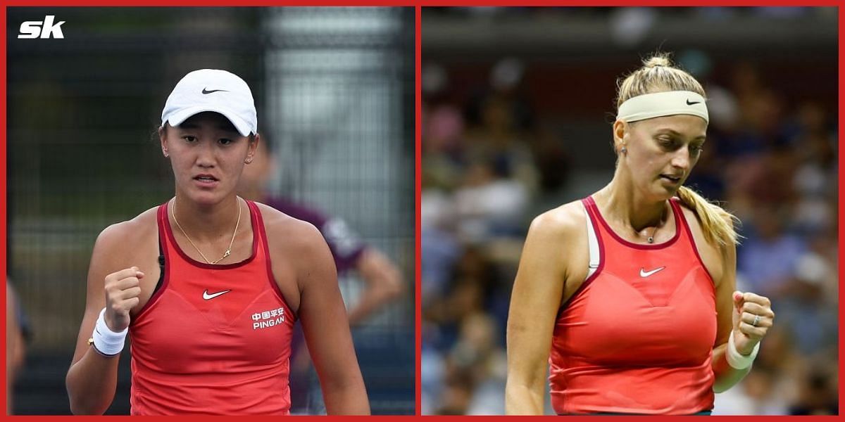 Wang Xiyu and Petra Kvitova will clash in the opening round in Beijing.
