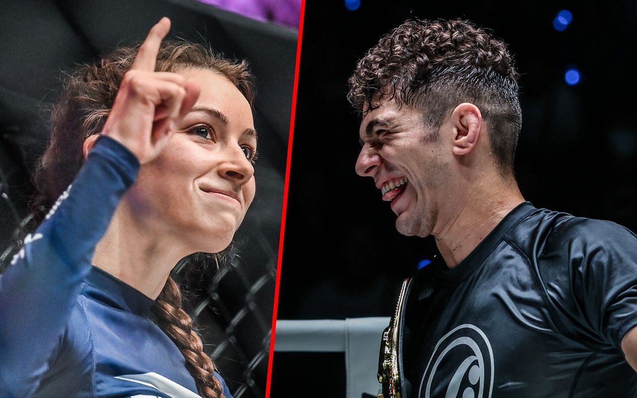 Danielle Kelly (L) and Mikey Musumeci (R) | Photo by ONE Championship