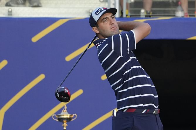 Watch: Scottie Scheffler tees off 2023 Ryder Cup with a shot in the rough