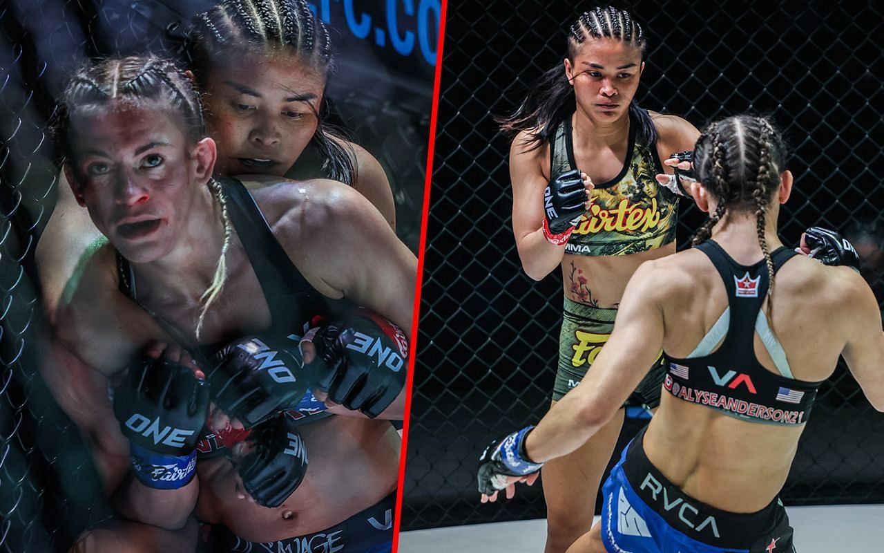 Alyse Anderson vs. Stamp | Photo by ONE Championship