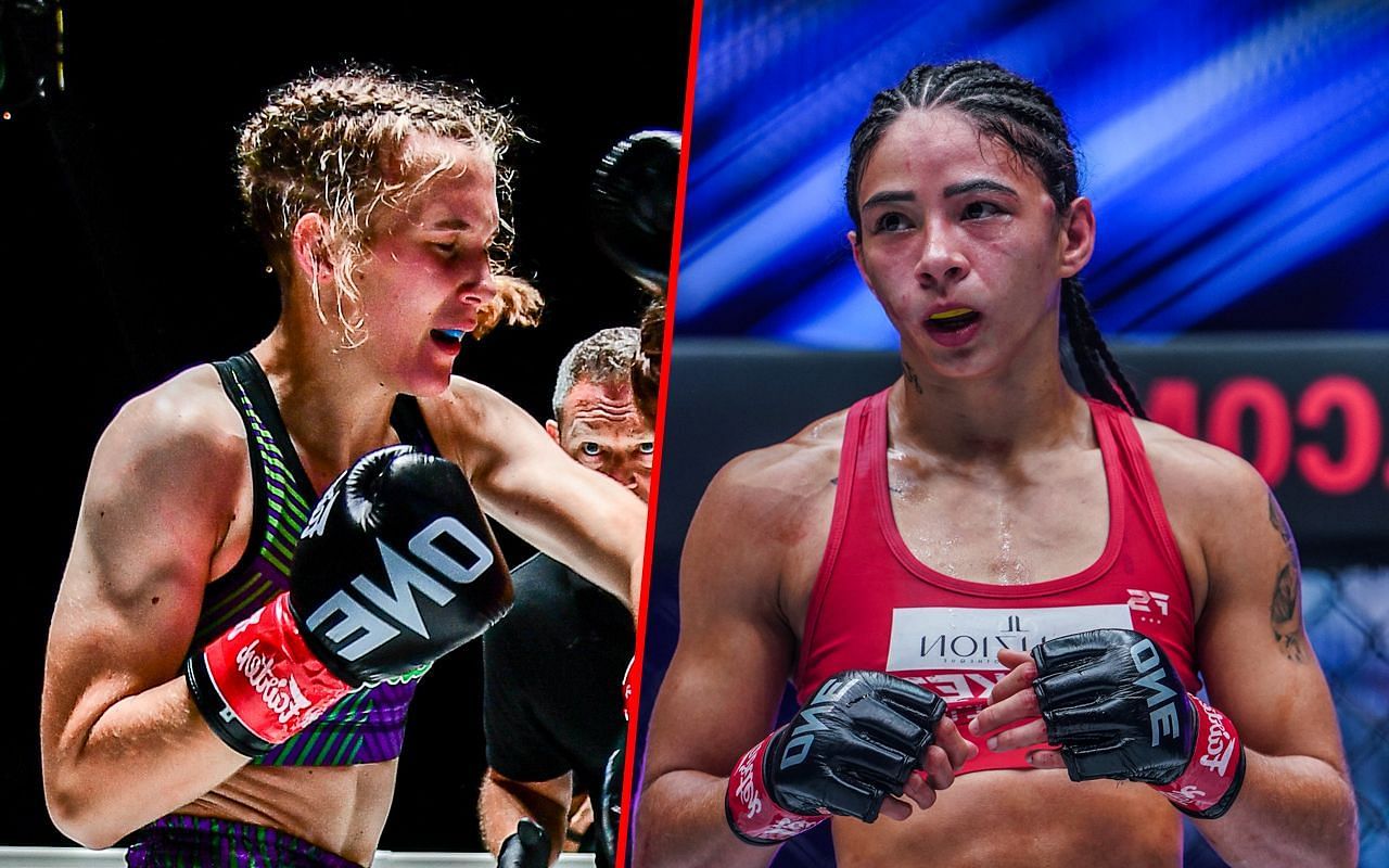 Smilla Sundell (L) and Allycia Hellen Rodrigues (R) | Photo by ONE Championship