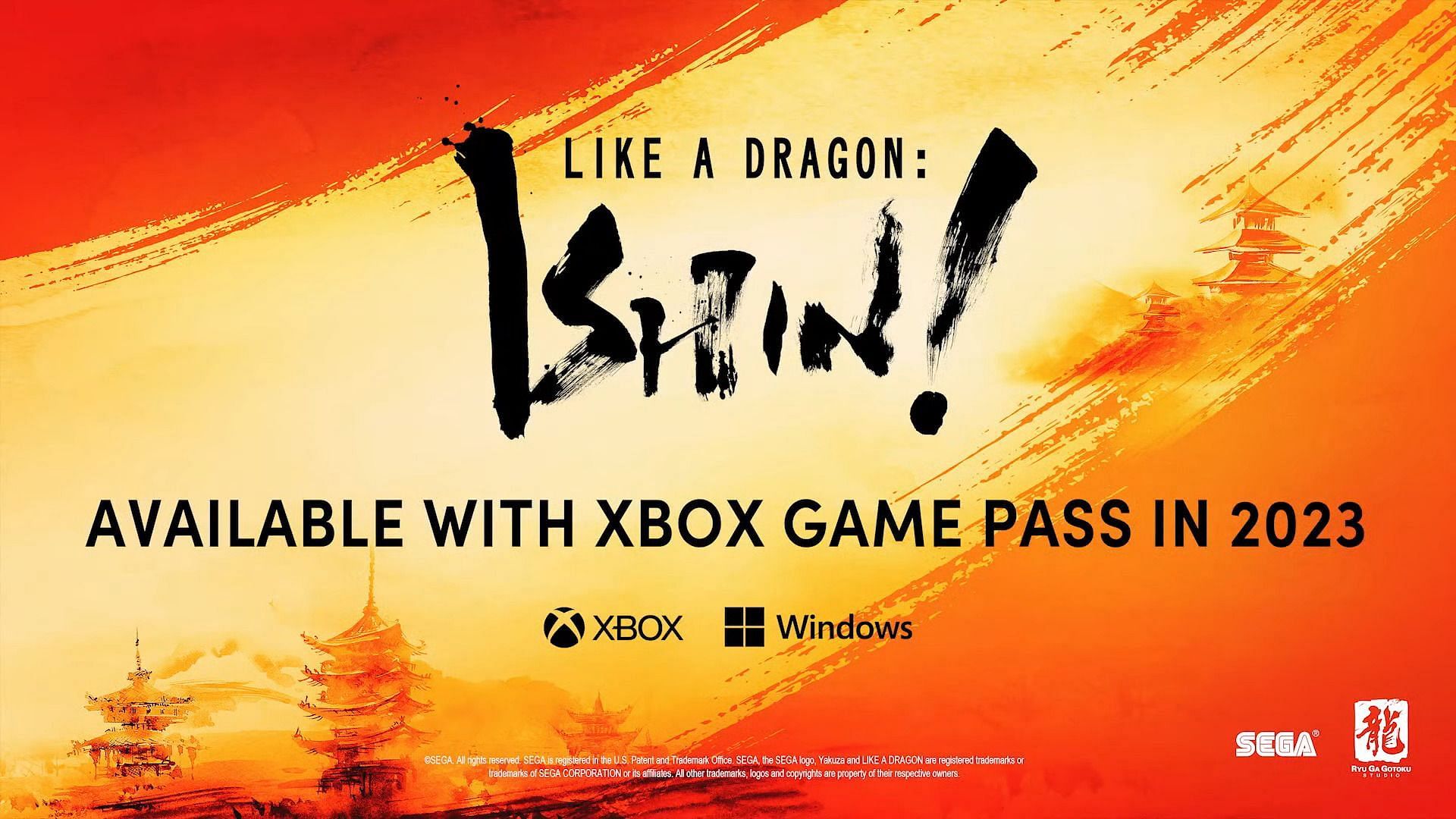 Ishin heads to Game Pass (Image via Xbox)