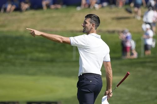 The Serb at Italy Ryder Cup Golf