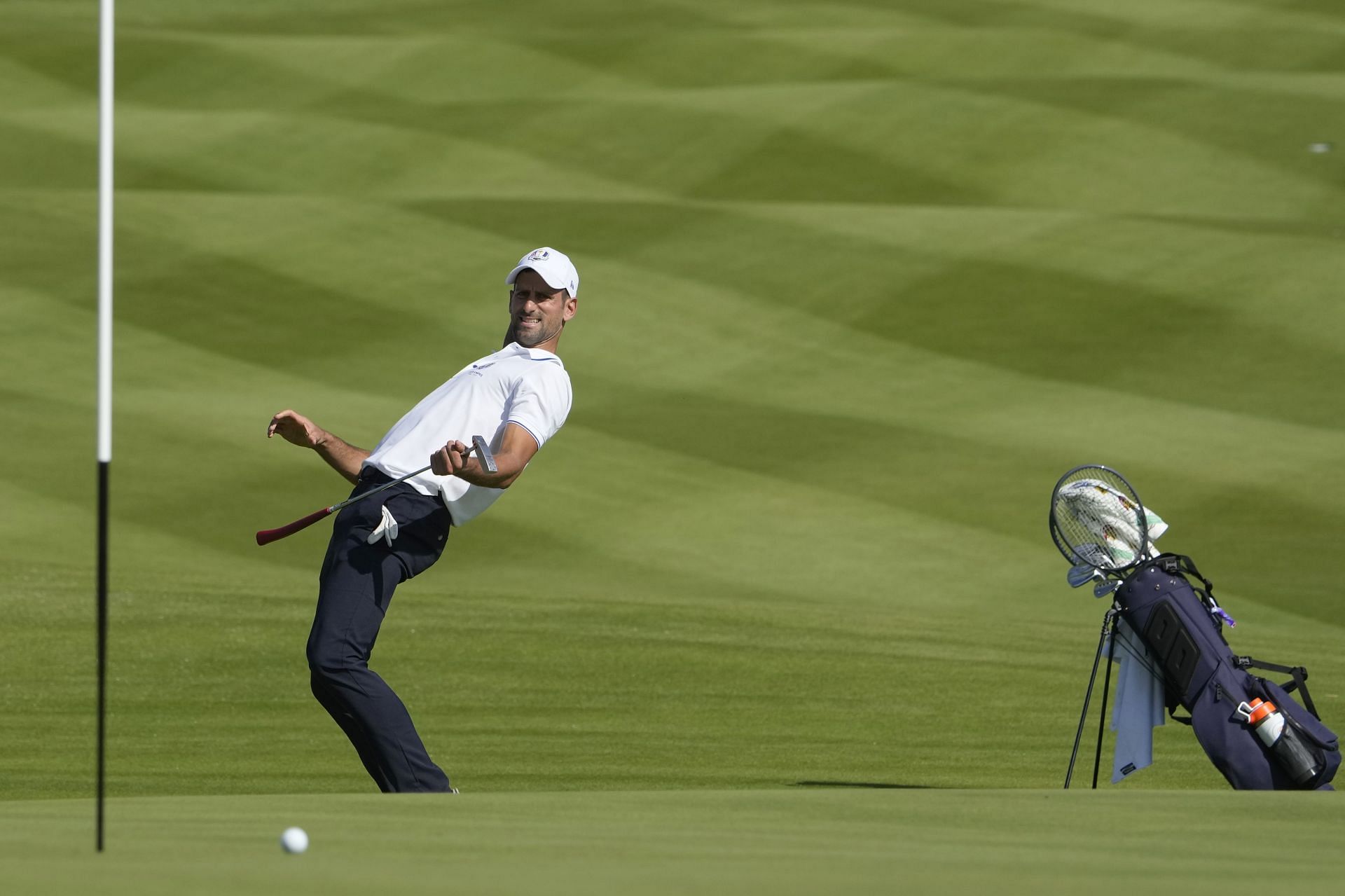 Novak Djokovic at the Ryder Cup in Italy