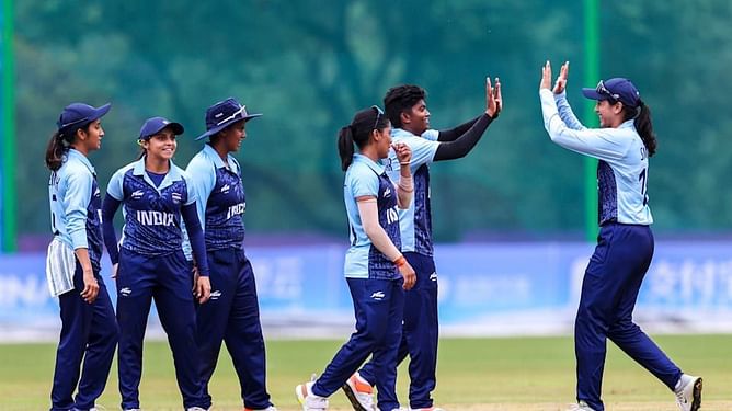 Indian women's team claim historic gold at the 2023 Asian Games after 19-run win over Sri Lanka in the final