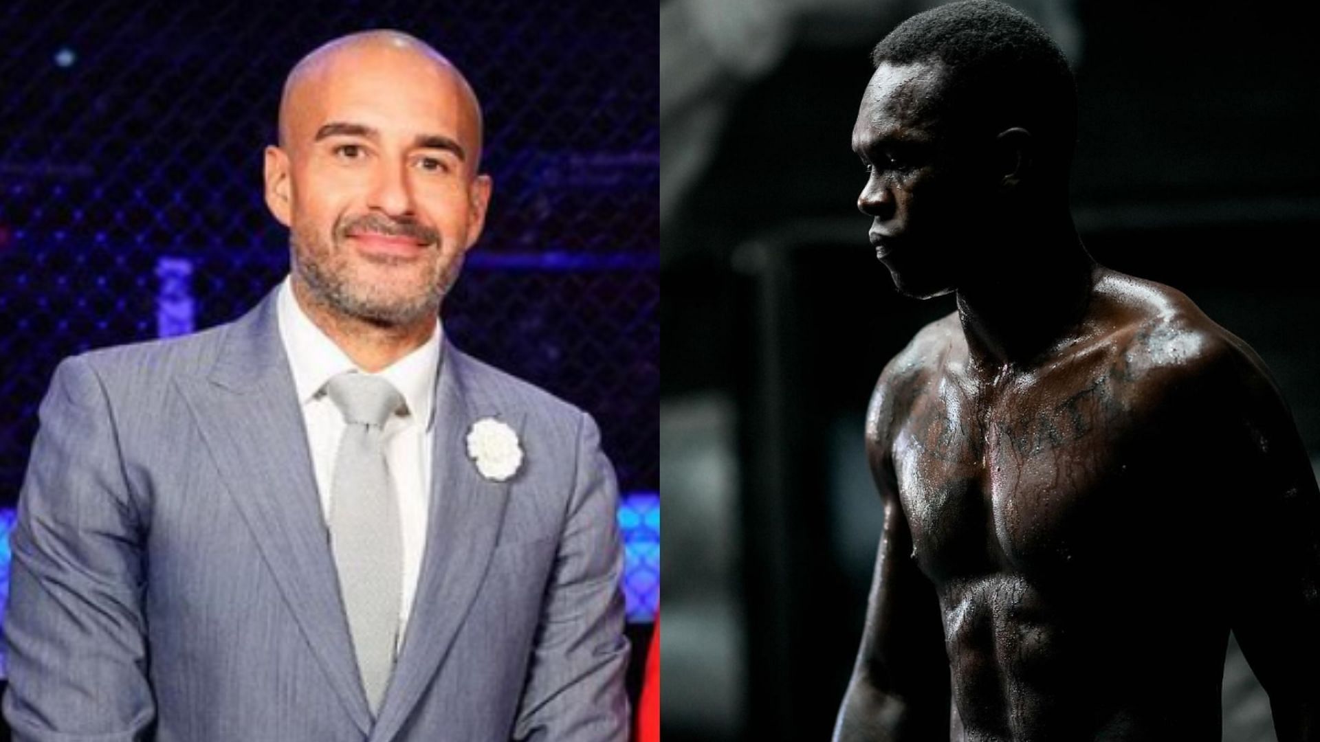 Jon Anik (left), Israel Adesanya (right)  [Images courtesy of @stylebender &amp; @jon_anik on Instagram]