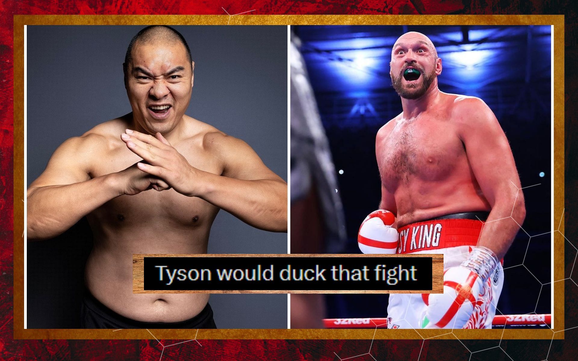 Zhilei Zhang and Tyson Fury