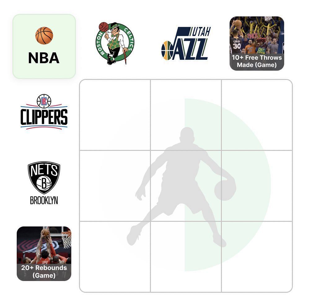 The latest NBA Crossover Grid has been released.