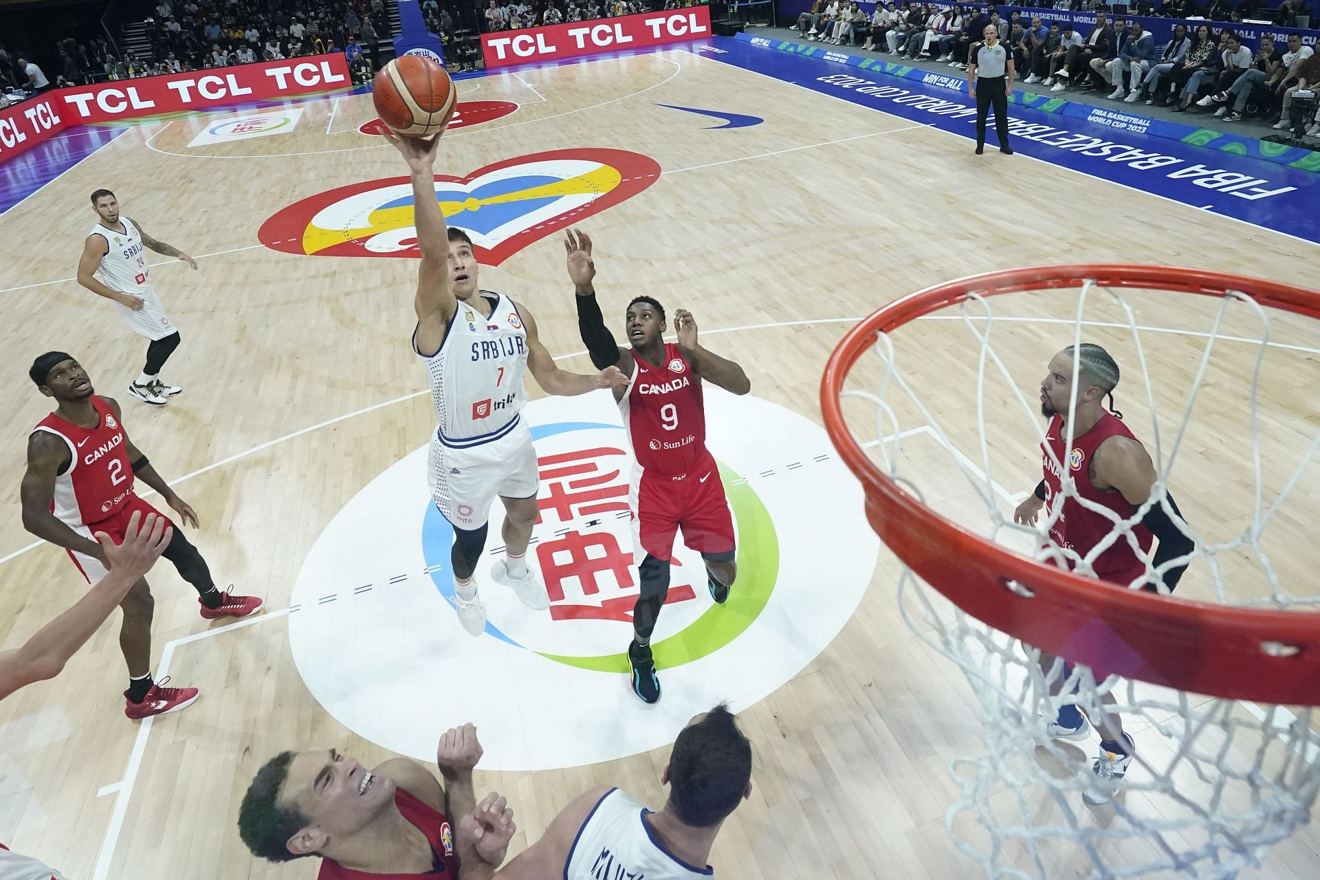 Bogdan Bogdanovic of Serbia is Dennis Schroder&#039;s MVP rival in the FIBA World Cup Finals