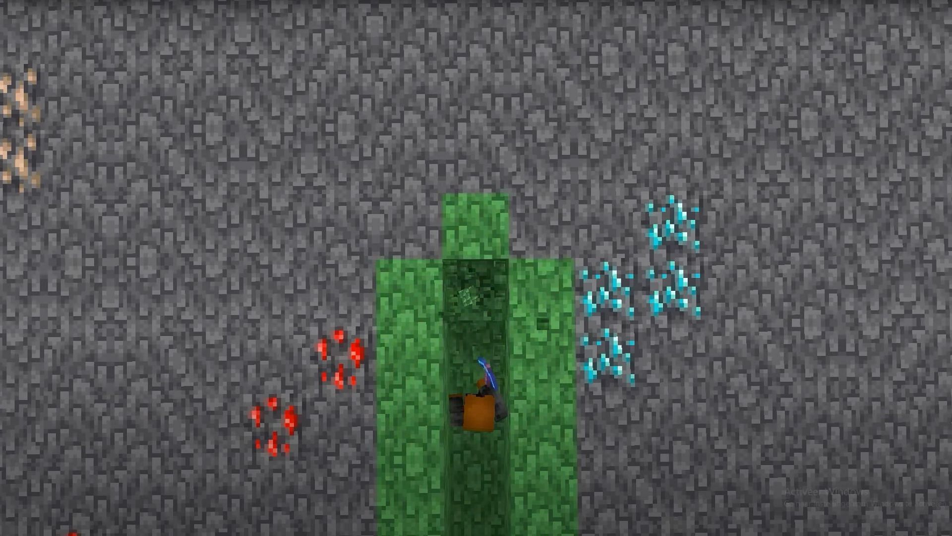 Exploitation minière à ciel ouvert (Image via Mojang Studios)