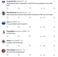 Social media users pick sides as The Real Housewives of New Jersey stars get into a physical altercation: More details revealed as Aydin and Cabral get suspended. (Image via X)