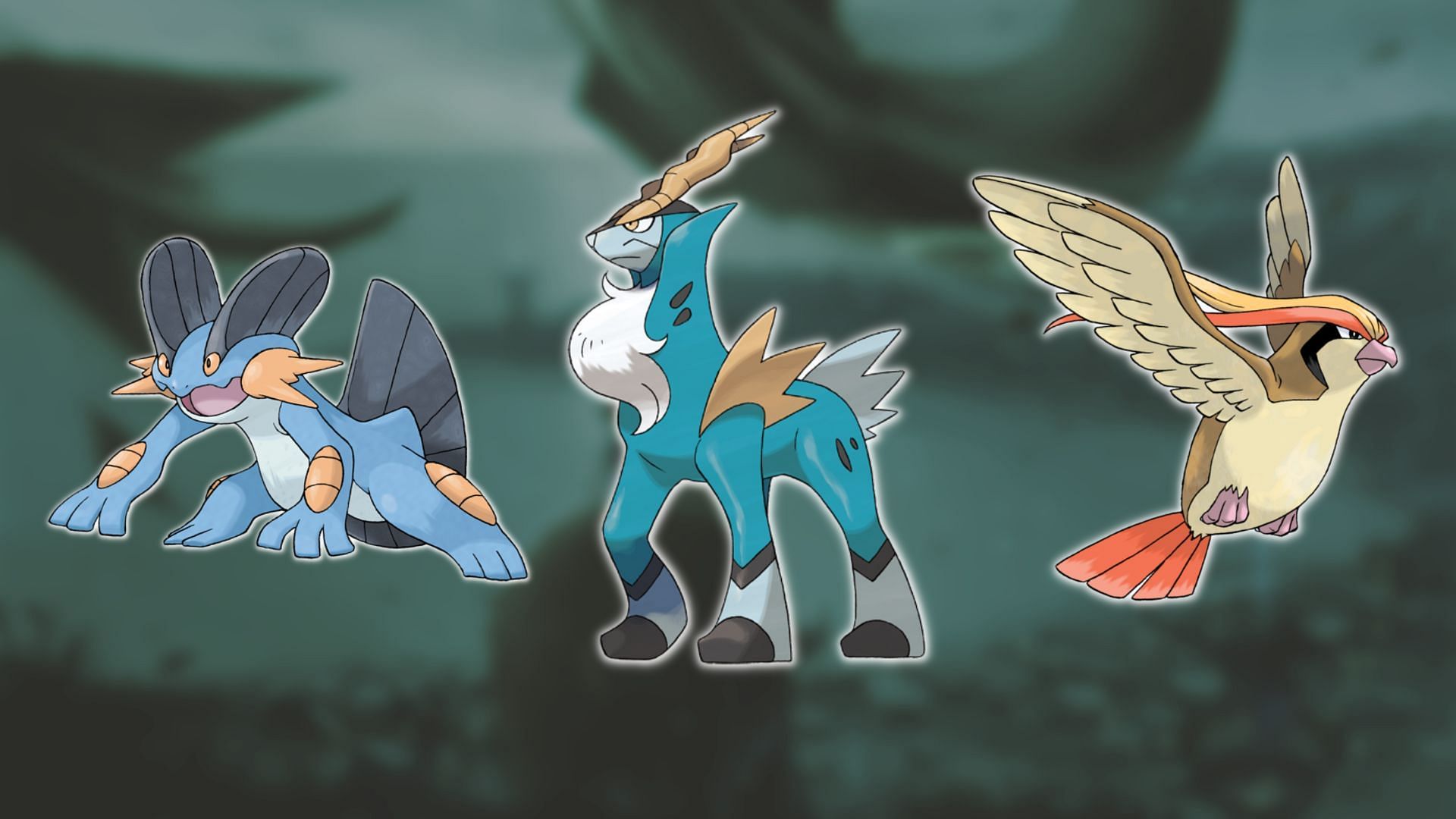 Best Swampert Ultra League team (Image via Sportskeeda/The Pokemon Company)