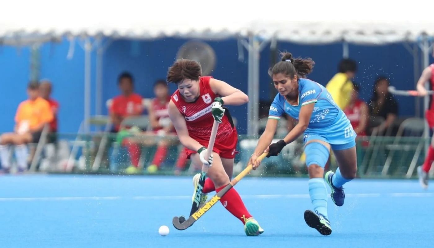 Deepika, talented Indian forward (Image via Hockey India)