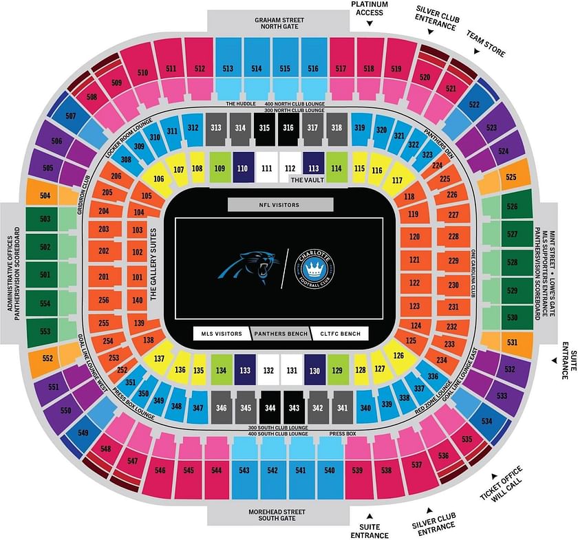 Bank of America Stadium will operate at 100 percent capacity in 2021