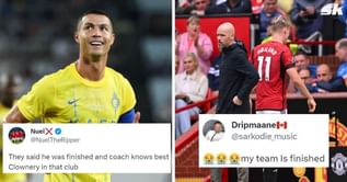 “My team is finished”, “Own Man Utd” – Fans stunned as Cristiano Ronaldo single-handedly overtakes Manchester United team stat after Al-Nassr win