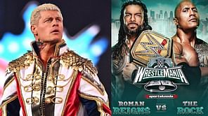 Cody Rhodes vs. 40-year-old WWE star at WrestleMania 40 if Roman Reigns vs. The Rock made official? Future explored